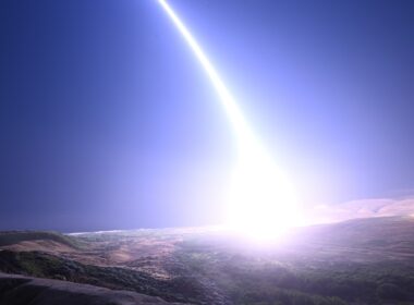 Minuteman ICBM launch from Vandenberg Space Force Base