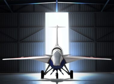 NASA’s X-59 quiet supersonic research aircraft rollout preview picture