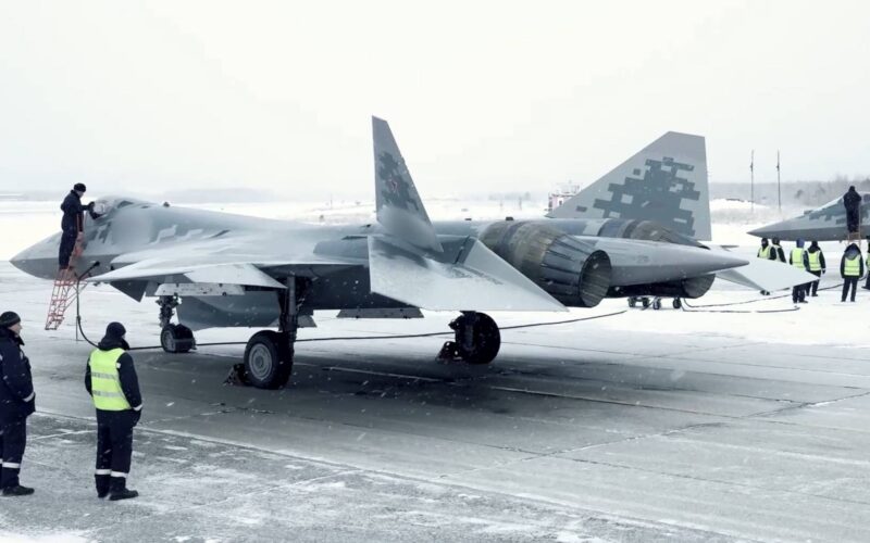 New Sukhoi Su 57s in December 2022