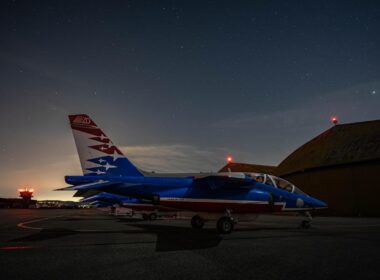 New livery of the Patrouille de France Alpha Jet