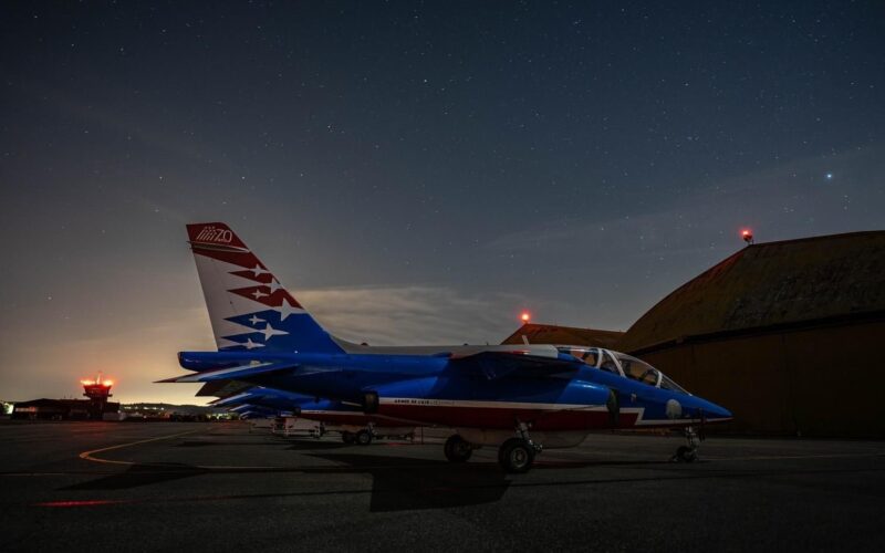 New livery of the Patrouille de France Alpha Jet