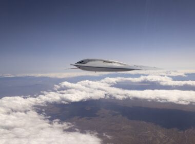 Northrop Grumman B-21 Raider in flight