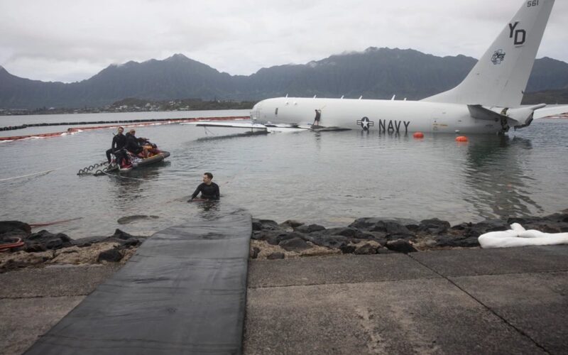 P 8A Poseidon salvage Hawaii