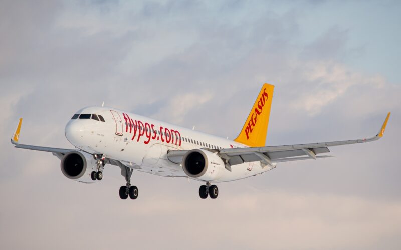 Lviv,,Ukraine,-,January,15th,,2021:,Pegasus,Airlines,Airbus,A320