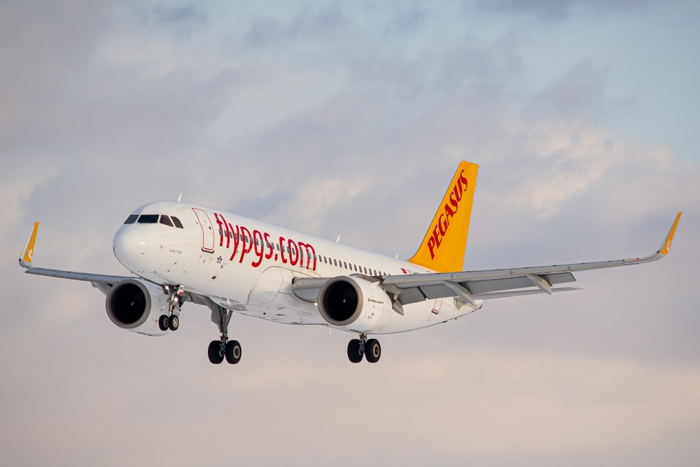 Lviv,,Ukraine,-,January,15th,,2021:,Pegasus,Airlines,Airbus,A320