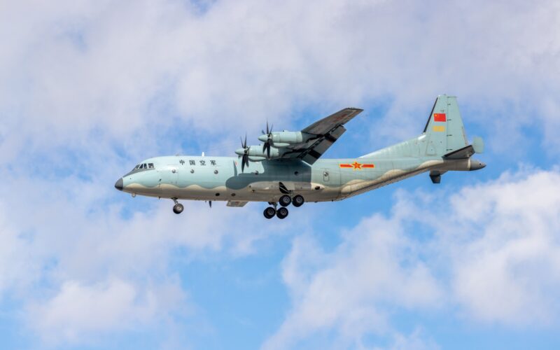 PLAAF Shaanxi Y-9 observation aircraft