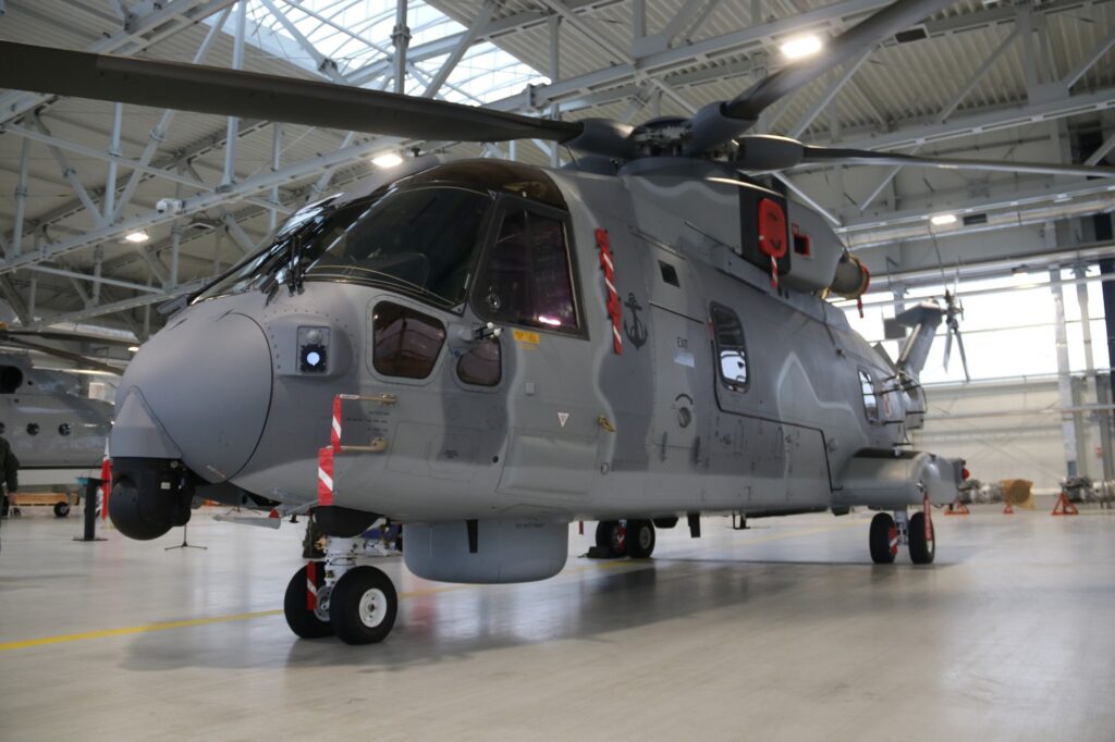 Polish Leonardo AW101 multirole helicopter