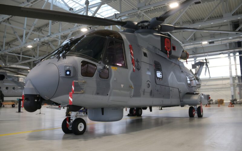 Polish Leonardo AW101 multirole helicopter