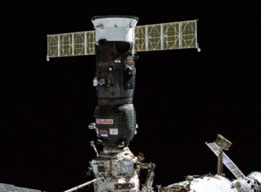 Progress 82 docked to the ISS