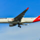 Singapore,-,Mar,27,,2019.,Qantas,Vh-eba,(airbus,A330-300),Landing