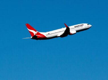 Qantas Airbus A330 plane