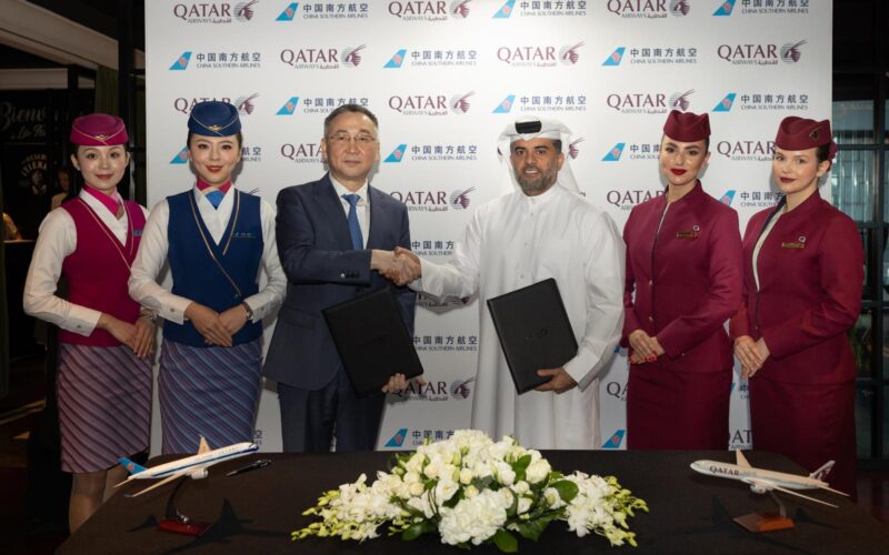 Qatar Airways and China Southern Airlines sign MOU