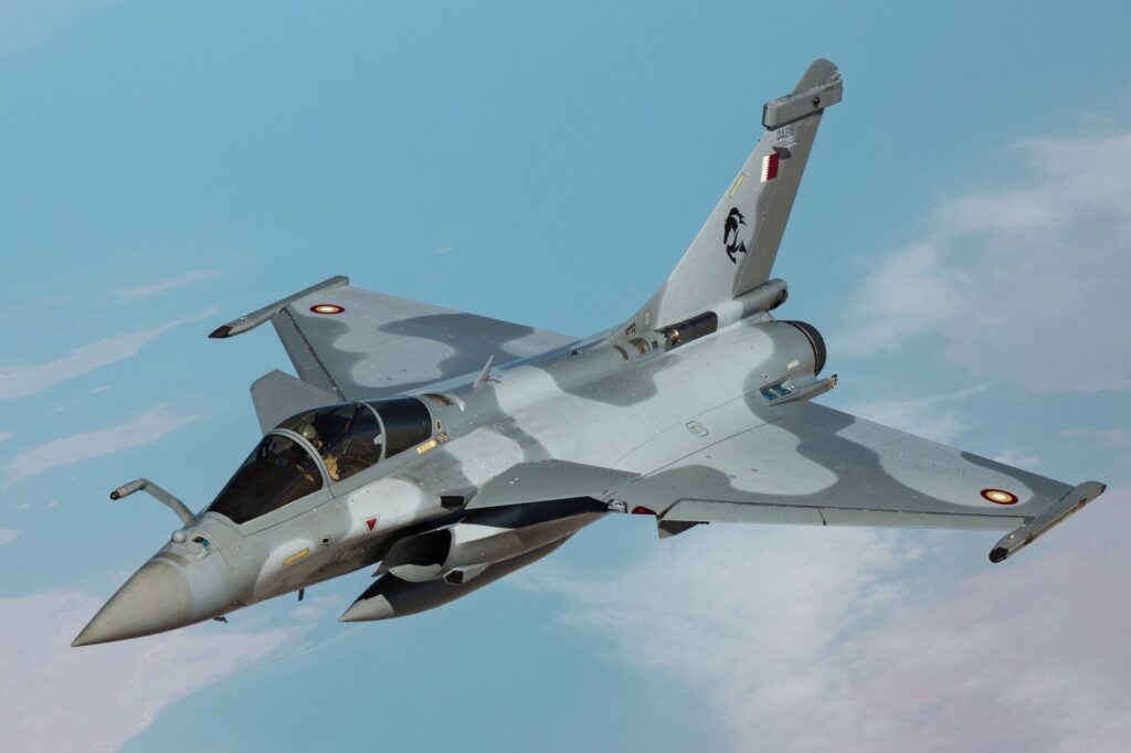 Qatar Emiri Air Force Dassault Rafale fighter jet