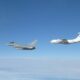 RAF and German Air Force Typhoons intercept Russian AN 148