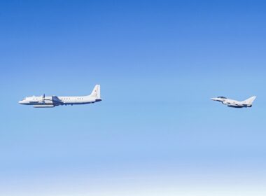 FAR Eurofighter Typhoon photo of Russian Su-27 and spy plane