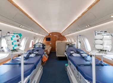 Redstar Aviation Challenger 605 Air Ambulance Interior