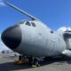 Royal Air Force Airbus A400M airlifter at Farnborough 2024