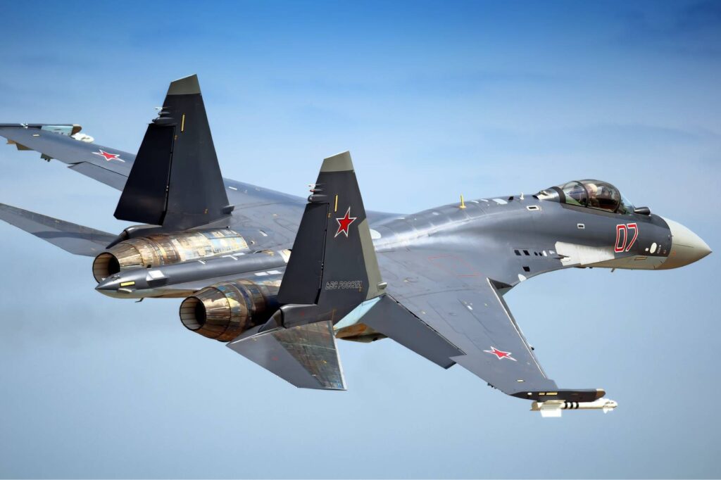 Russian Aerospace Forces Sukhoi Su-35 fighter jet