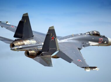 Russian Aerospace Forces Sukhoi Su-35 fighter jet