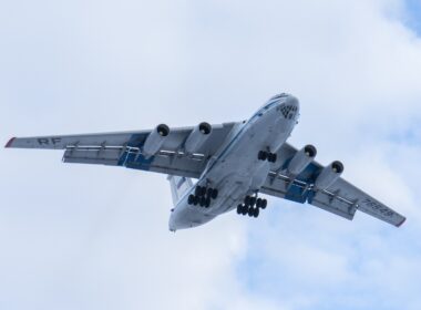 Russian Ilyushin Il-76 military transport aircraft