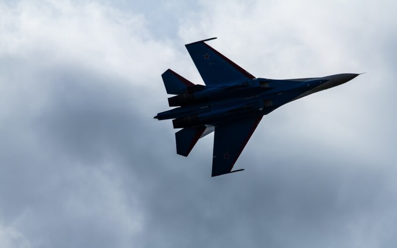 Russian Su 27 fighter jet