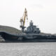 Russia's Kuznetsov aircraft carrier in Murmansk