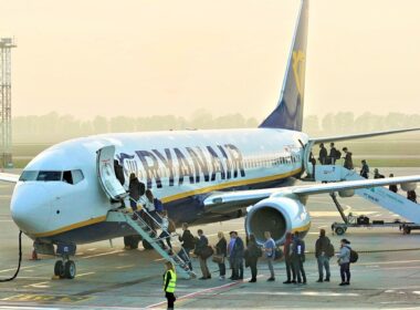 Ryanair aircraft in Ukraine