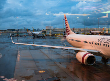 SYD airport rain