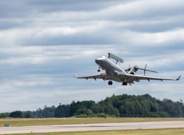 Saab GlobalEye take off