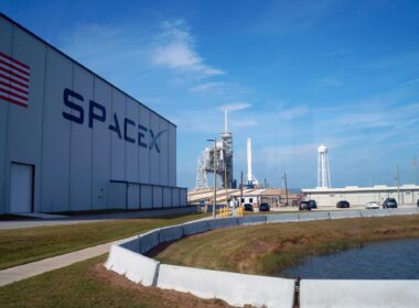 Space X launch pad in Kennedy Space Center