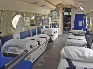 Spectrum Aeromed air ambulance cabin