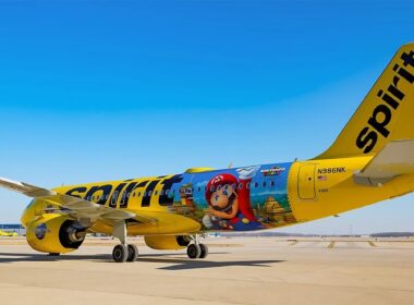 Spirit Airlines Mario World Airbus A320neo