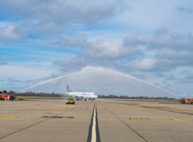 Stansted Airport Royal Jordanian inaugural flight