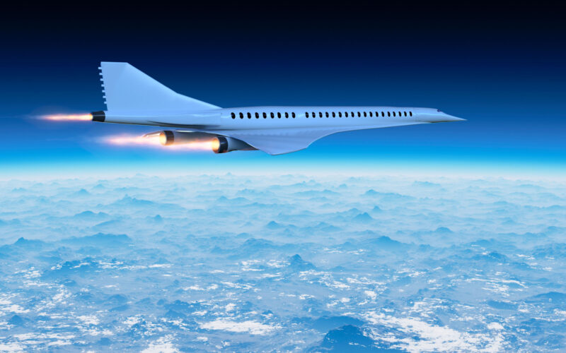 Supersonic flight the plane to travel faster than ever