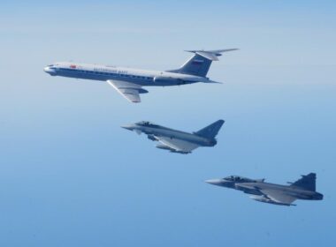 Swedish JAS-39 Gripen conducted the second visual identification together with German Eurofighter Typhoons