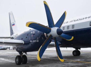 TV-117ST-01 engine on Il-114-300