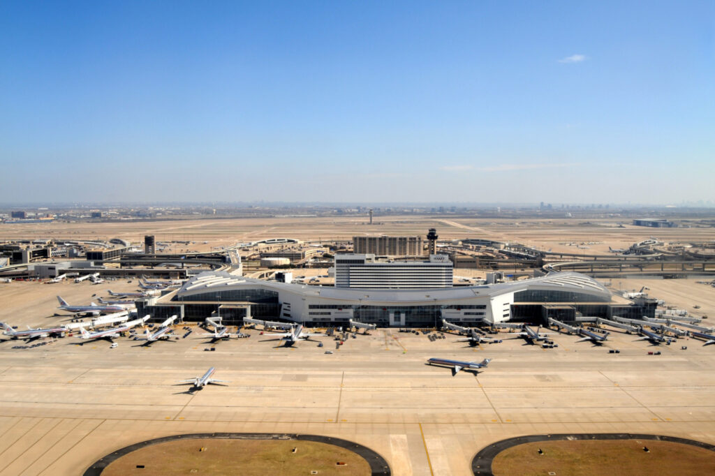 The Dallas Fort Worth airport