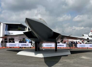 The NGF mockup at Paris Air Show 2023