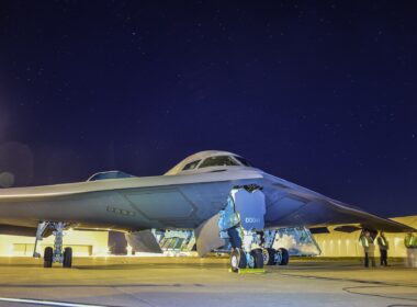 The Northrop Grumman B-2 Spirit strategic bomber