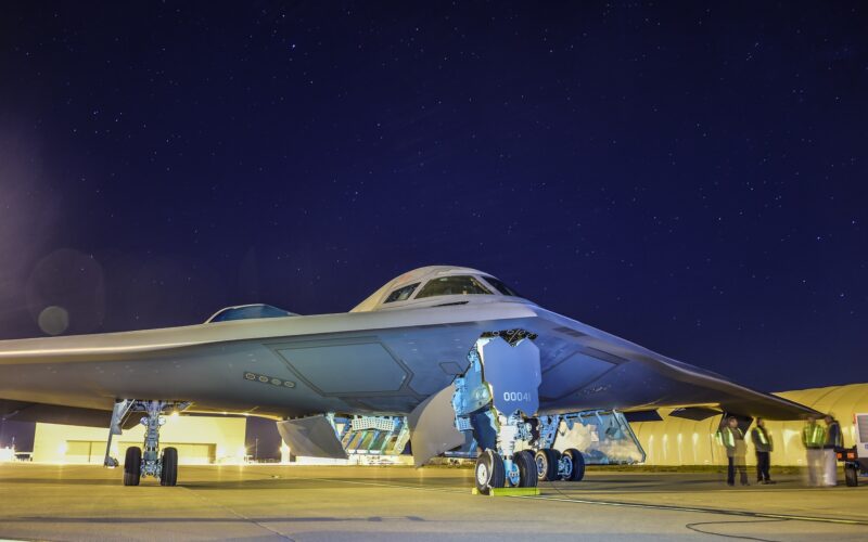 The Northrop Grumman B-2 Spirit strategic bomber