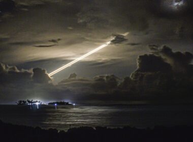 The reentry of an unarmed Minuteman III ICBM