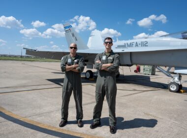 The two Marine Hornet pilots that helped with the rescue