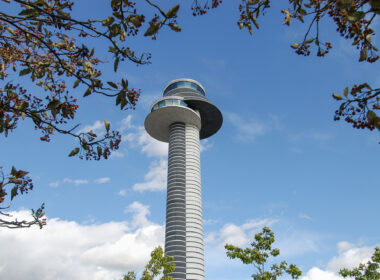 Traffic control tower at Stockholm Arlanda Airport