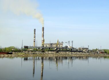 Trypilska power plant near Kyiv