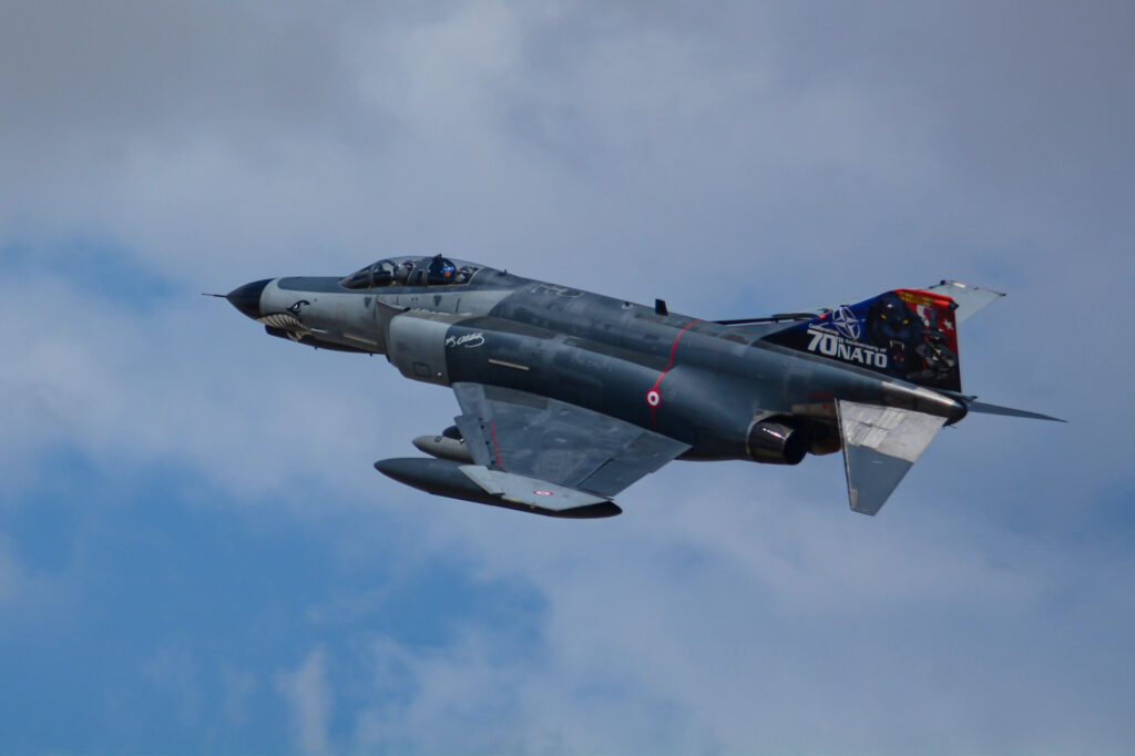 Turkish F-4 Phantom fighter jet