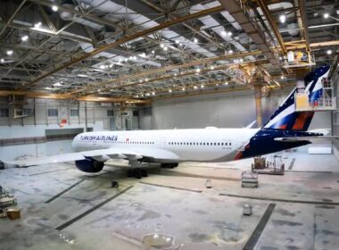 Turkish Technic repainting ex-Aeroflot Turkish Airlines Airbus A350