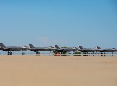 F-35s prepare for launch