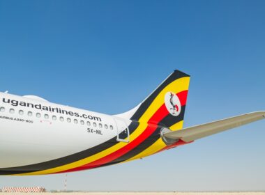 Dubai,,United,Arab,Emirates,-,November,16,2021:,Uganda,Airlines