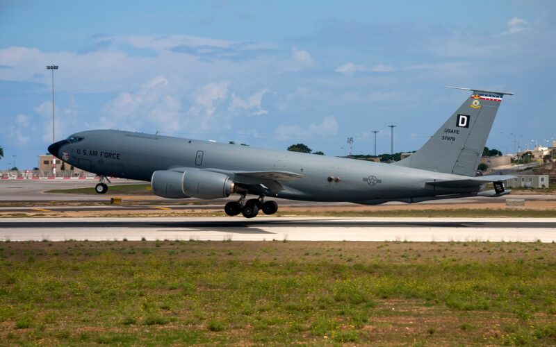 US Air Force Boeing KC 135R Stratotanker