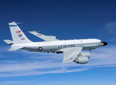 USAF Boeing RC-135V Rivet Joint observation aircraft